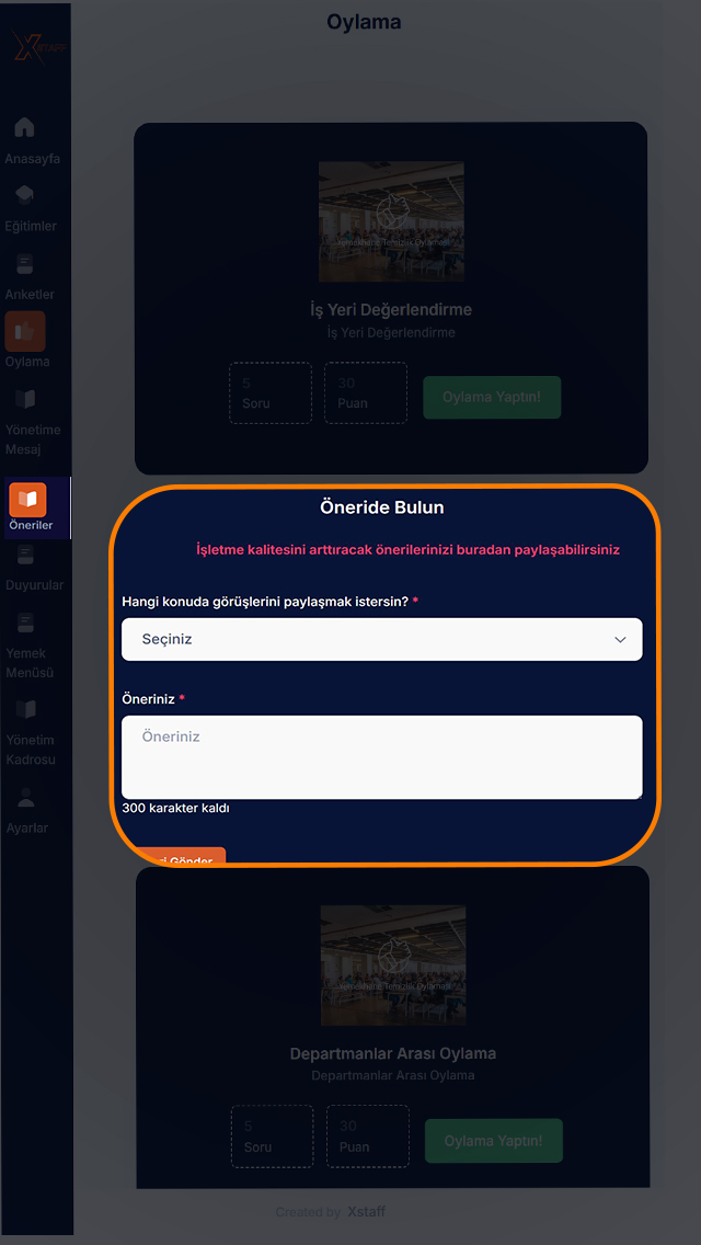 Herkese Açık Öneriler 